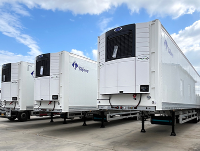 Semi refrigerated trailer